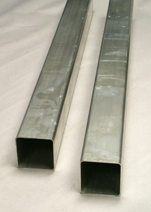 GS-42SQ Steel Ground Sleeves 42″ Long for 3.5″ SQ Posts, Black