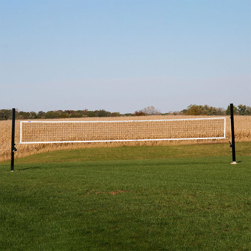 Douglas® VBS-4 SQ Outdoor Power Volleyball System, 4" SQ Aluminum, Black