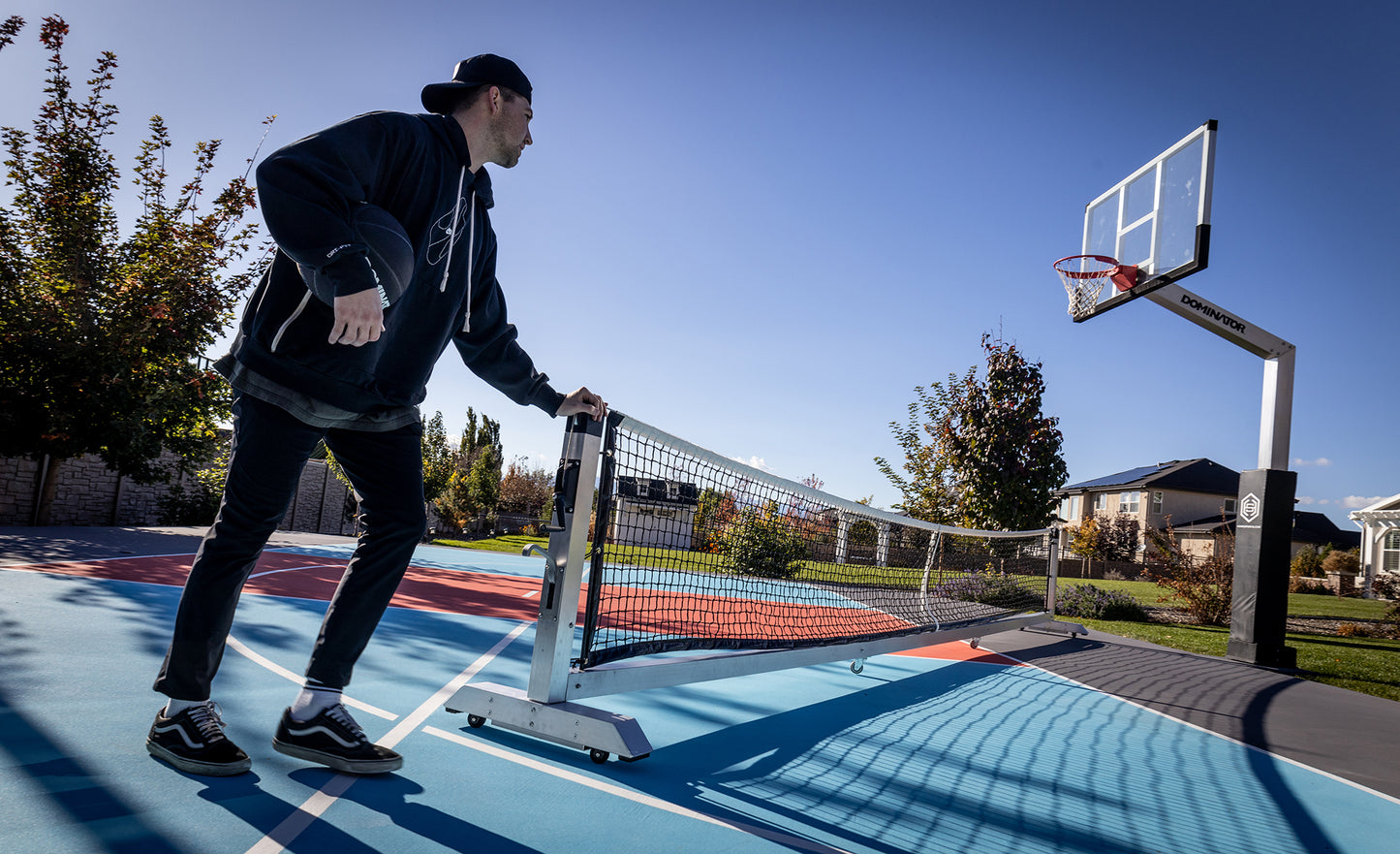 Pro Max Rolling Portable Pickleball Net