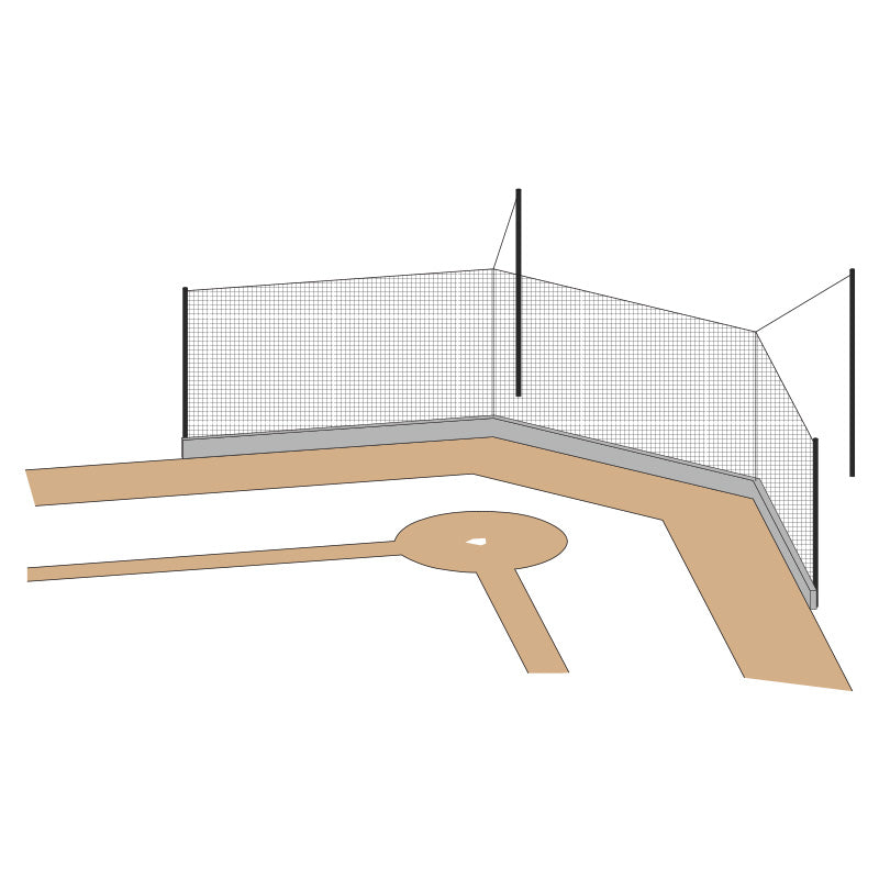 Douglas® Suspended Backstop Cable Hardware Kit