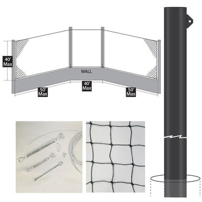 Our Durable Douglas® Standard Backstop Cable System