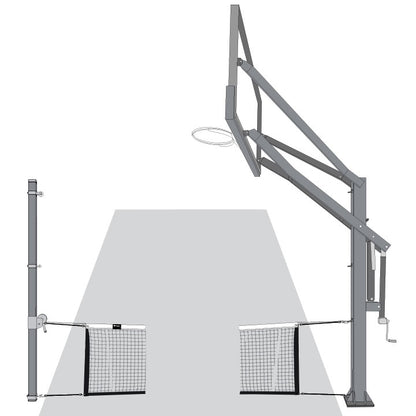 Douglas® In-Line Basketball Adjustable Net System