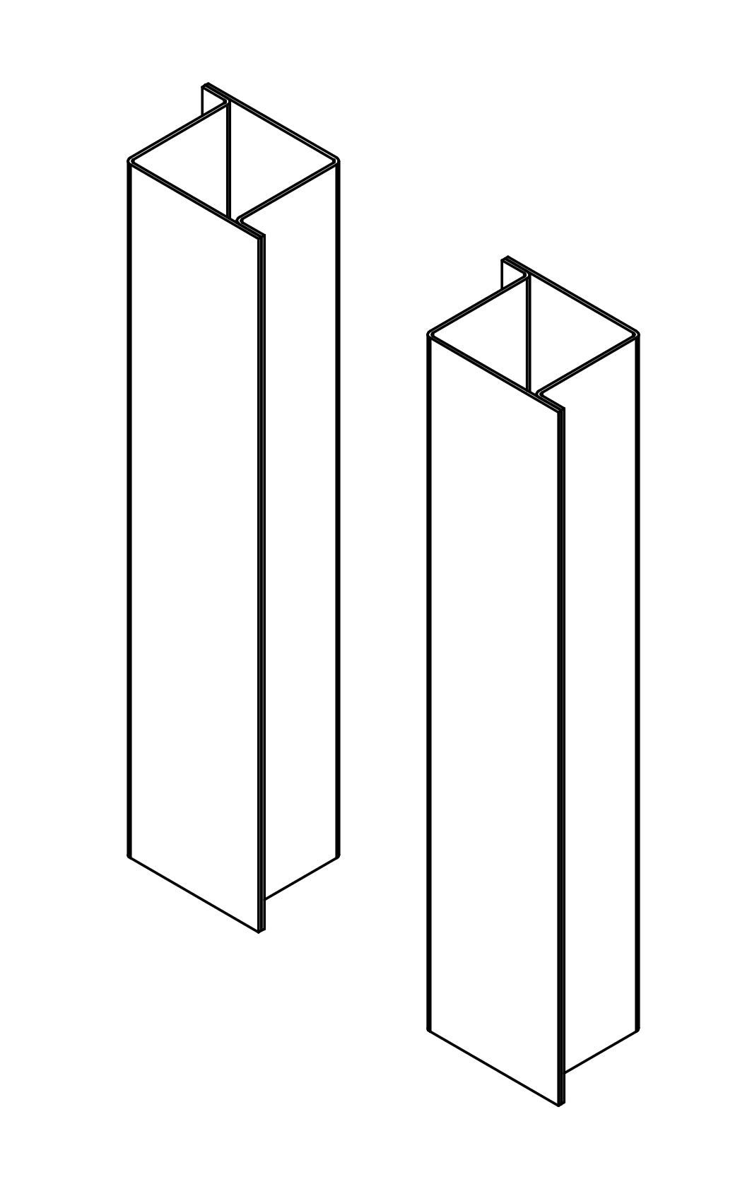 Ground Sleeves for 4" Square Outdoor Volleyball Posts