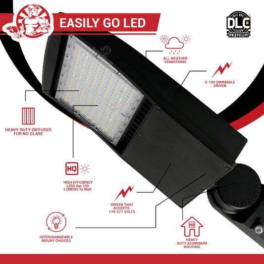 Premium Douglas In-Line LED Court Lighting System