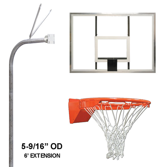 Gooseneck 5-9/16" RPGR Basketball System