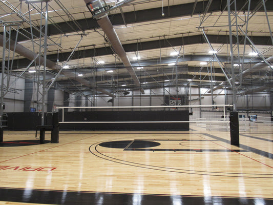 Skymaster® One-Court Volleyball System with Padded Referee Stand