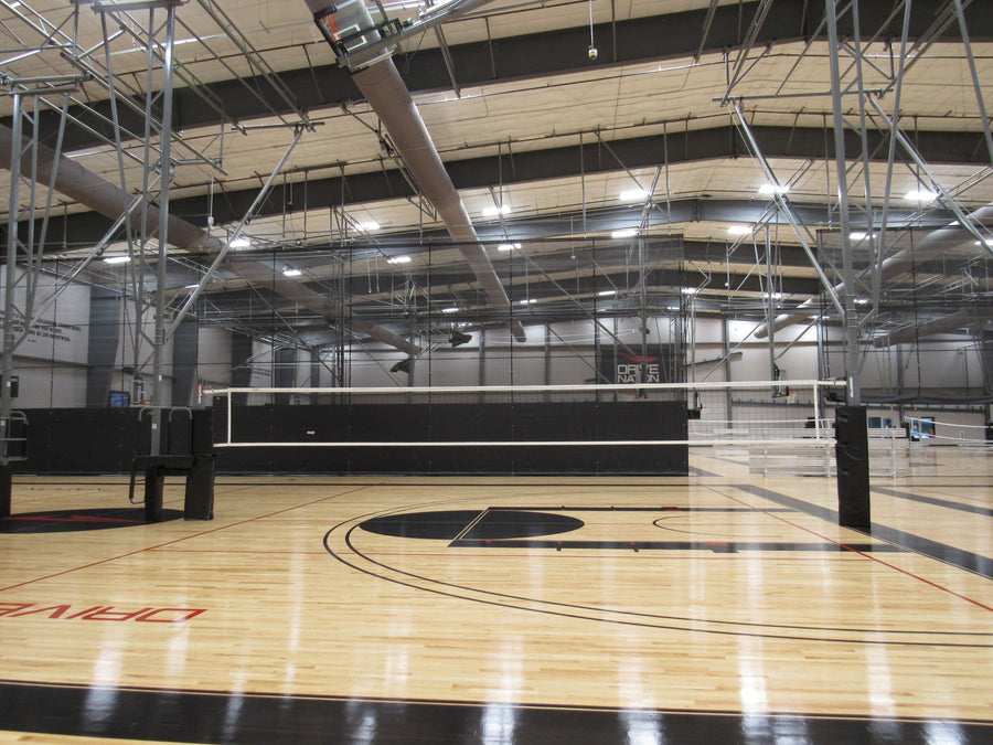 Skymaster® One-Court Volleyball System with Padded Referee Stand