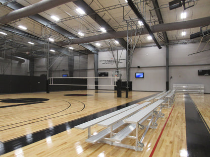 Skymaster® One-Court Volleyball System with Padded Referee Stand