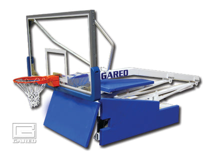 Hoopmaster Collegiate Portable Basketball Backstop, 8' Boom