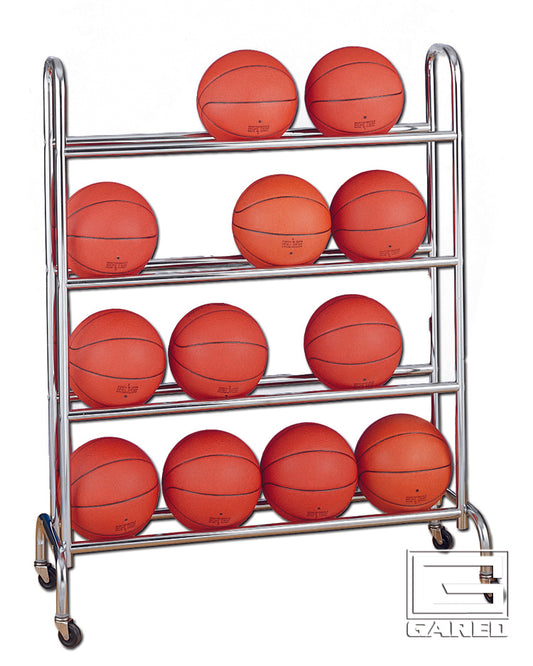4-Tier Volleyball Ball Rack
