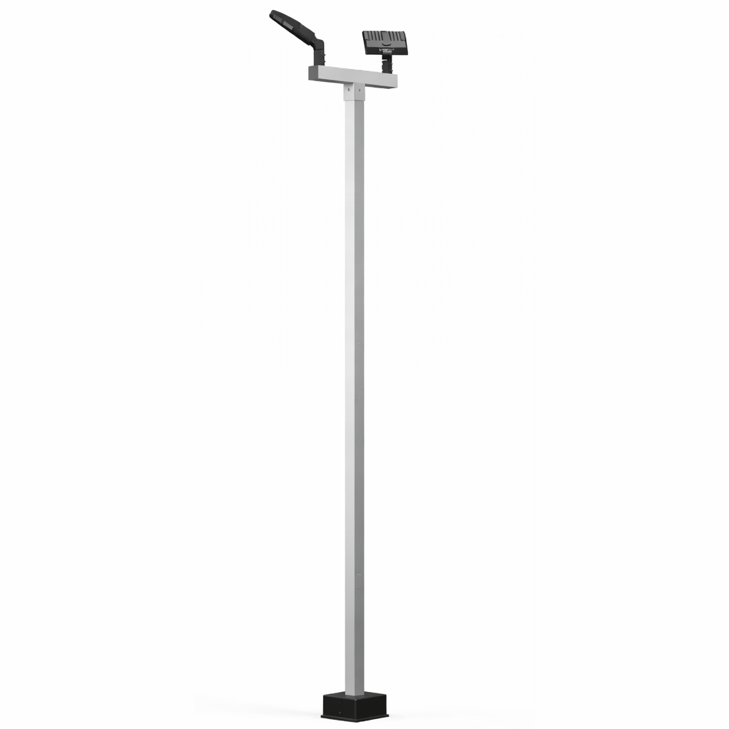 Dominator Basketball Court Light - Full Assembly (16ft)
