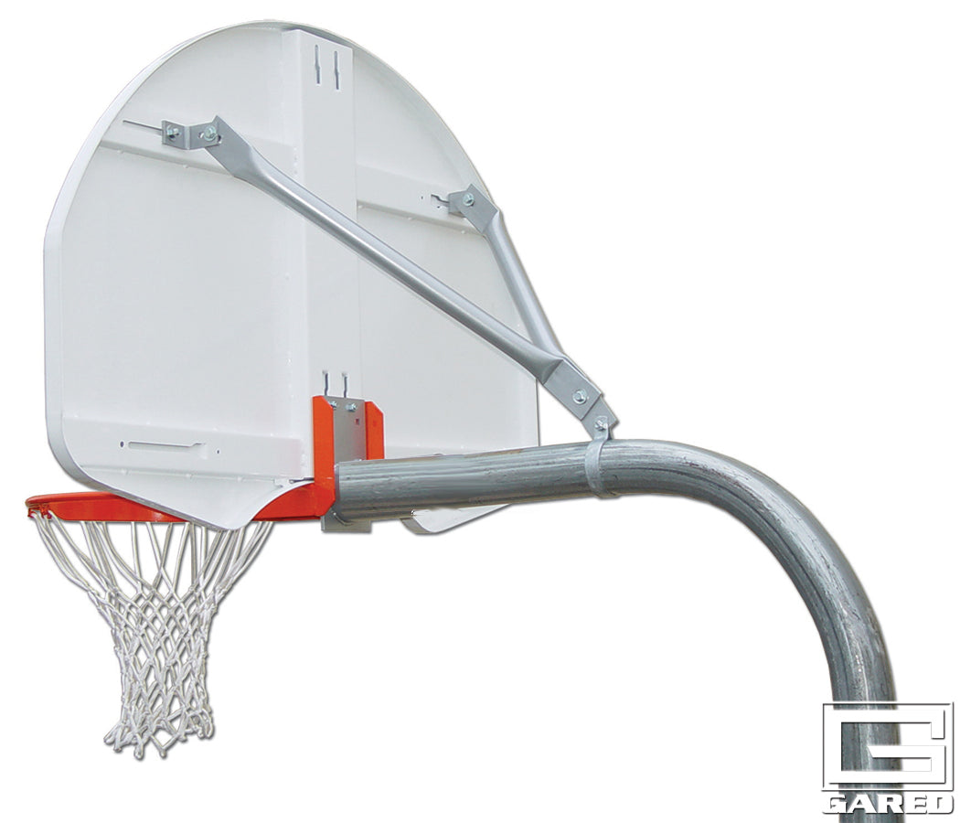 Economy Playground 3-1/2" O.D. Rear-Mount Gooseneck Post