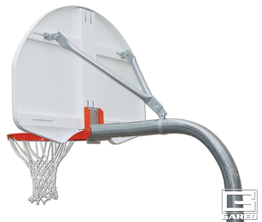 Standard Duty Playground 4-1/2" O.D. Rear-Mount Gooseneck Post