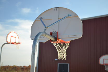 Standard Duty Playground 4-1/2" O.D. Rear-Mount Gooseneck Post