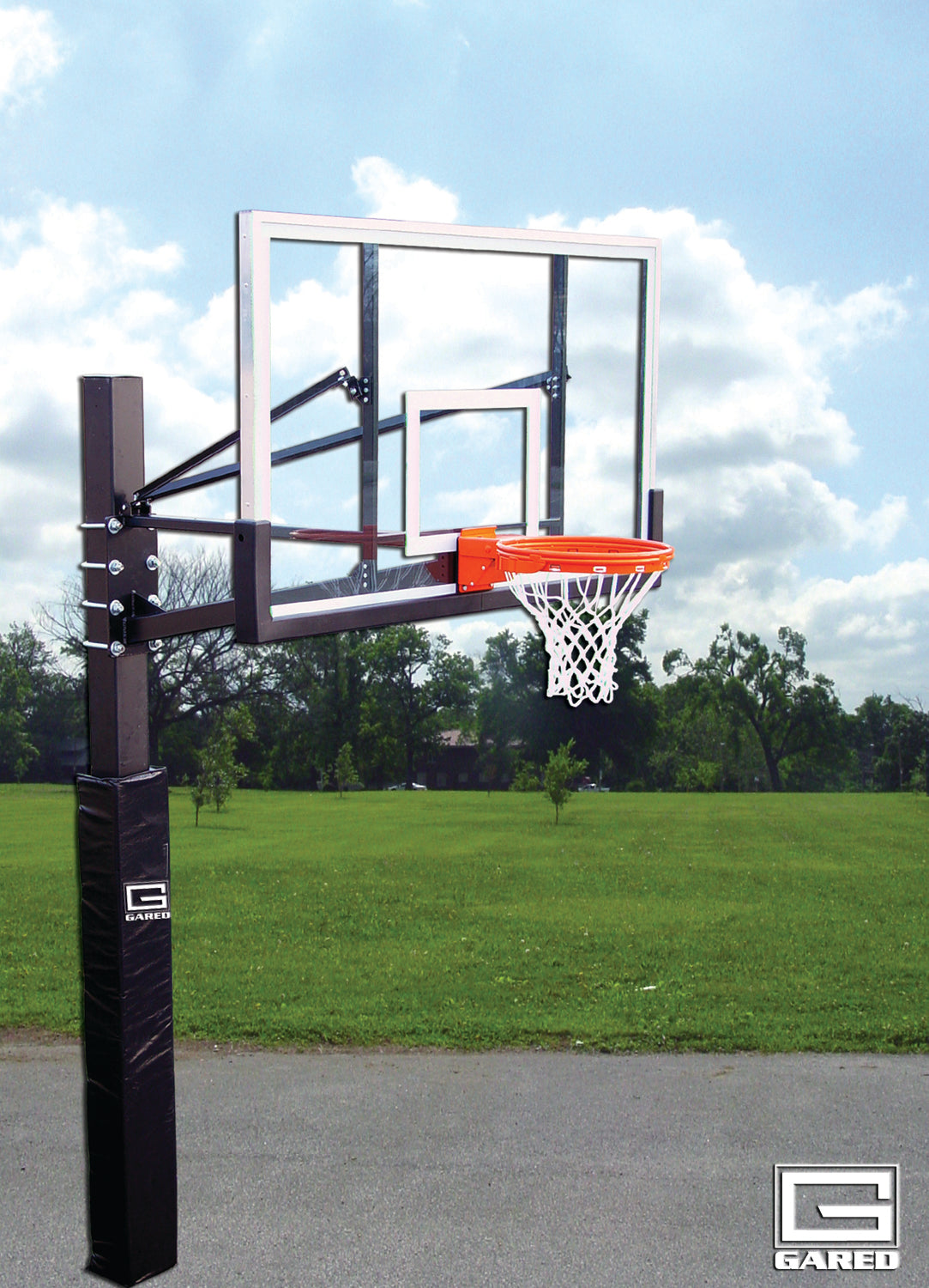 Endurance® Glass Playground Basketball System
