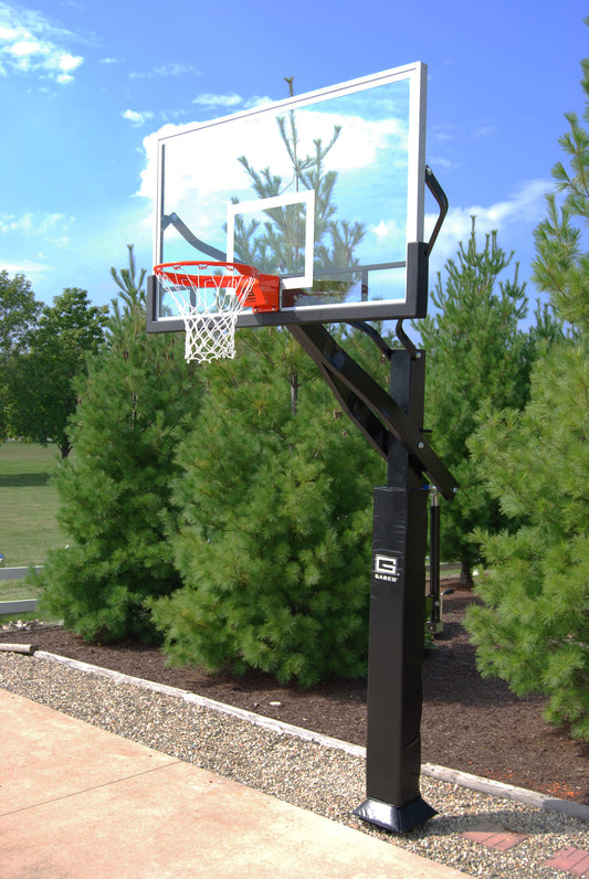 Pro Jam Adjustable Basketball Hoop with Glass Board