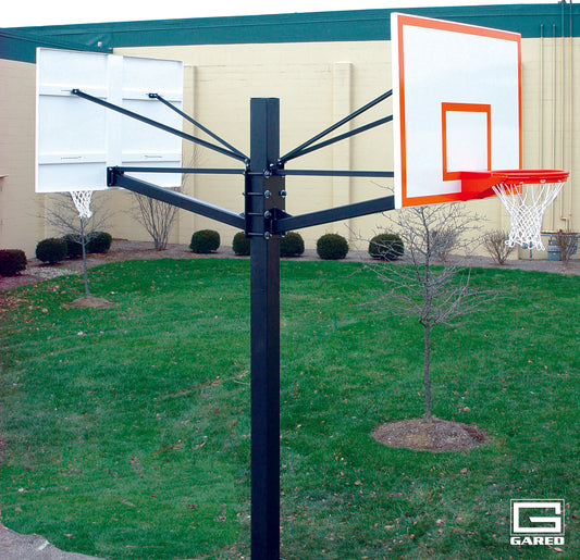 Endurance® Dual Glass Playground Basketball System