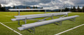 Spectator Stationary 15' Low Rise Bleacher, 3 Row