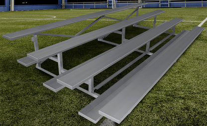 Spectator Stationary 7' 6" Low Rise Bleacher, 4 Row