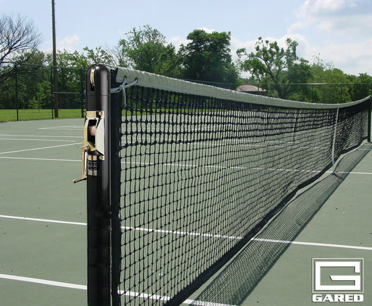 Grand Slam 3" Round Competition Tennis Posts, Black