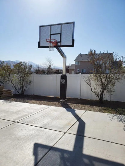 Dominator Pro 72″ Basketball Hoop – Shatterproof Aluminum Backboard