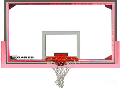Professional Main Court Competition Glass Basketball Backboard with Buzzer Beater Lights
