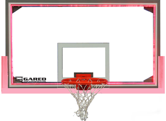 Professional Main Court Competition Glass Basketball Backboard with Buzzer Beater Lights