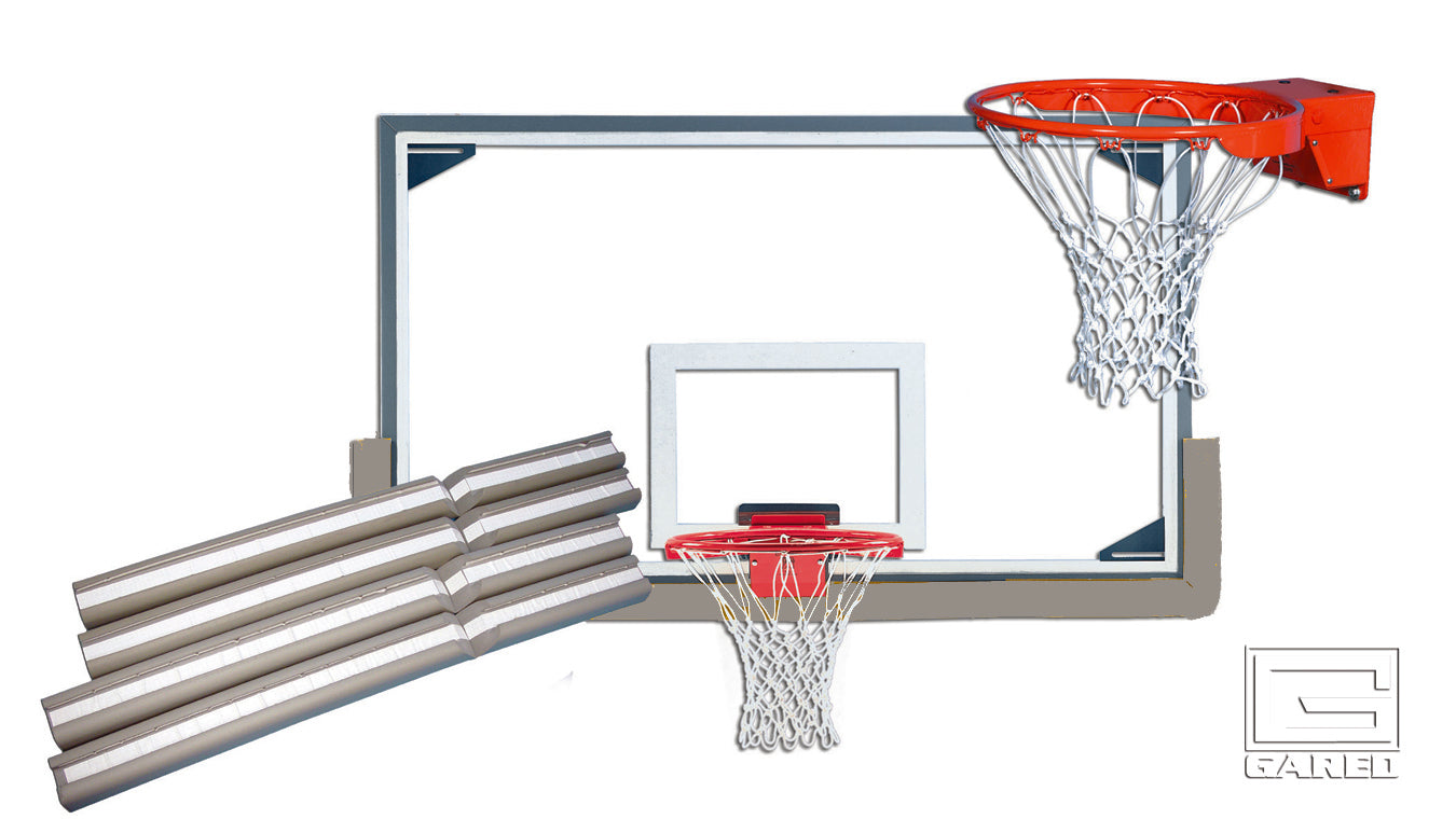 Boot Backboard Budget Gymnasium Backboard Package – Game Court Supplies