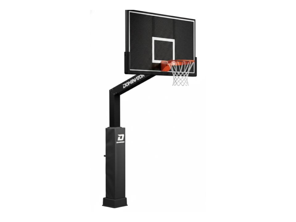Dominator Pro 72″ Basketball Hoop – Shatterproof Aluminum Backboard