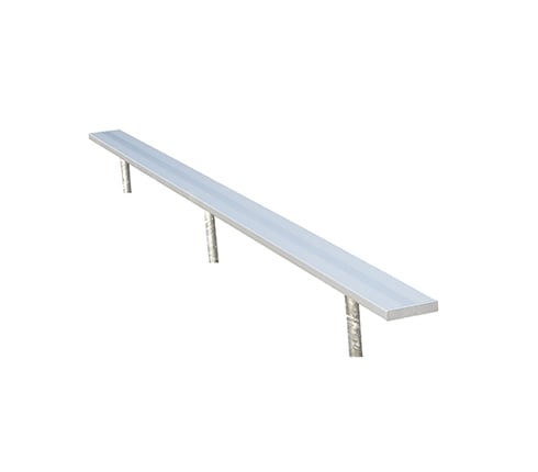 Permanent Bench wo Backrest In Ground Mount BE-PD00600