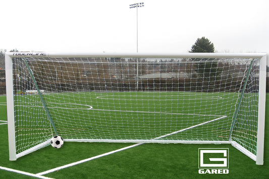 Touchline® Striker Round-Frame Aluminum Soccer Goal, 8' x 24'