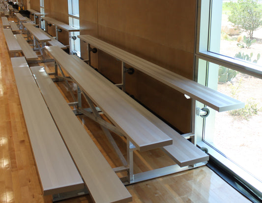 Spectator Tip n' Roll 7' 6" Bleacher, 2 Row