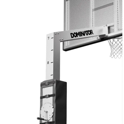 Dominator Pro 72″ Basketball Hoop – Shatterproof Aluminum Backboard