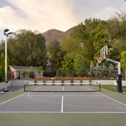 Hoop-to-Light Pickleball Netting