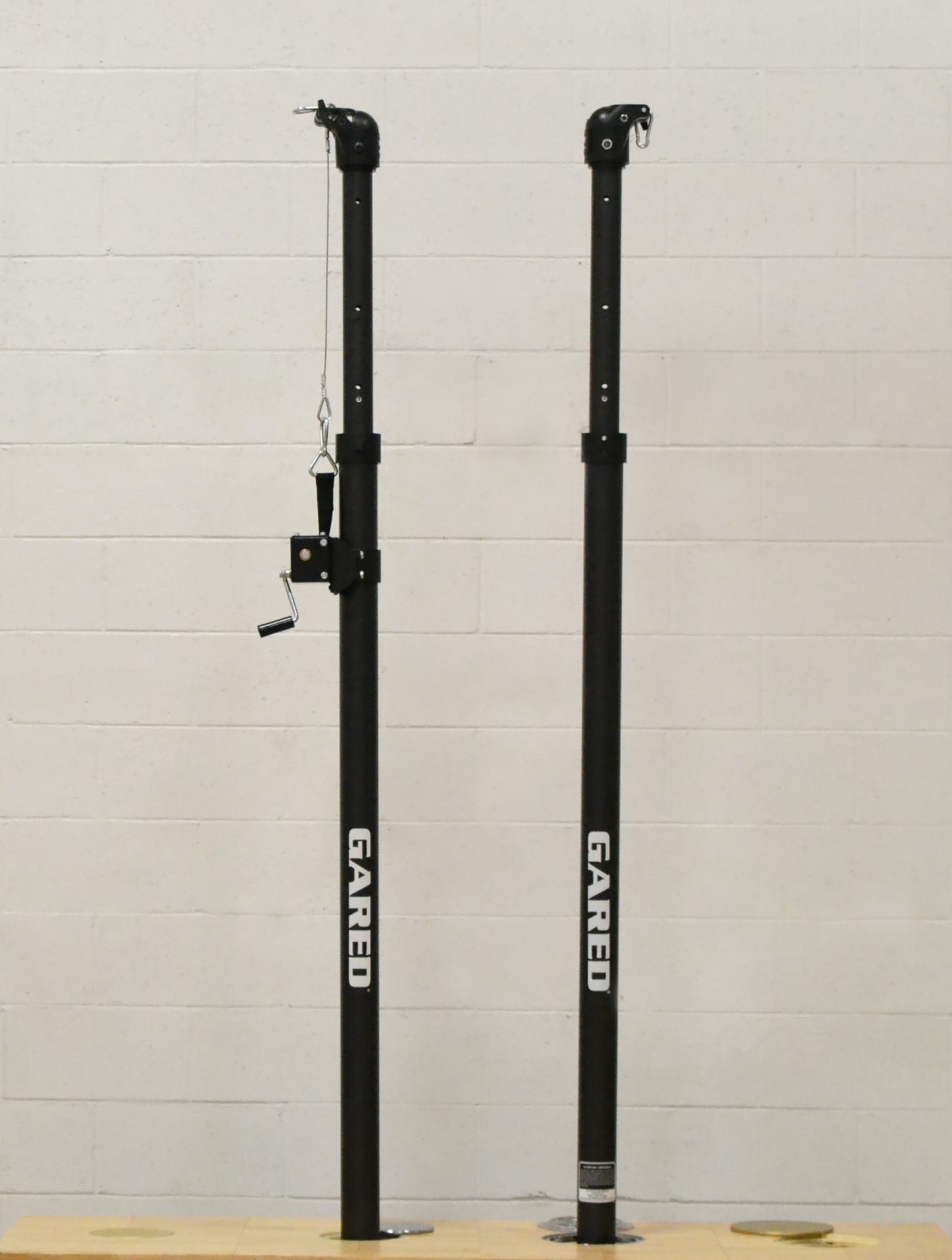 Carbon™ Flare 3” Telescopic One-Court Volleyball System