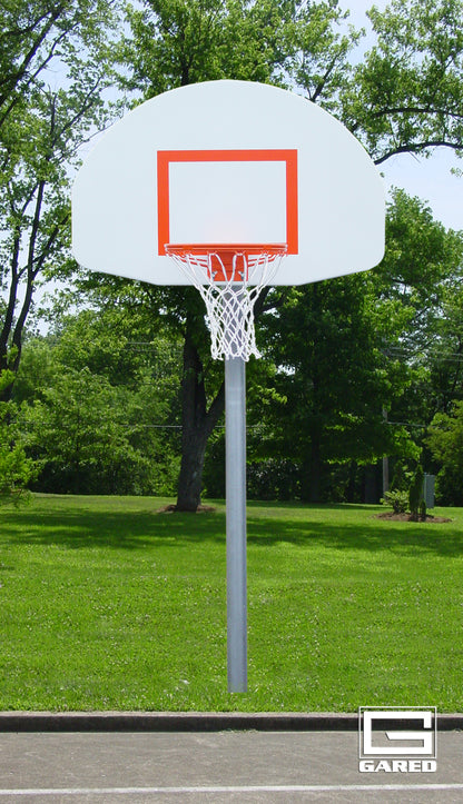 Standard Duty 4-1/2" O.D. Straight Post Basketball Package