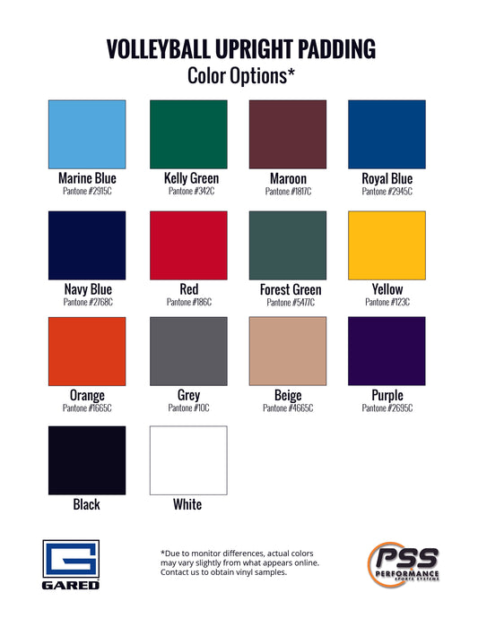 Volleyball Center Upright Safety Pad